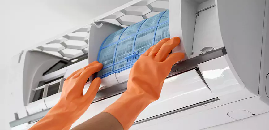 AC Filter Cleaning in Danbury