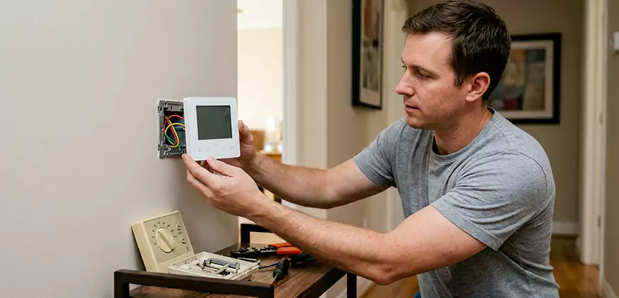 AC Control Panel Replacement in Danbury