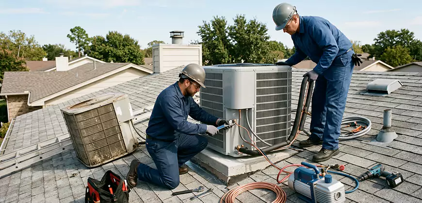 High-Efficiency Condenser Installation in Danbury